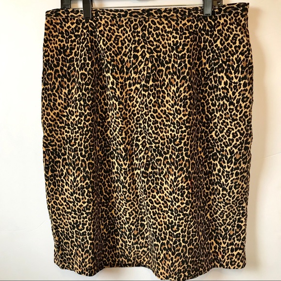 Vintage Dresses & Skirts - Animal Print Skirt